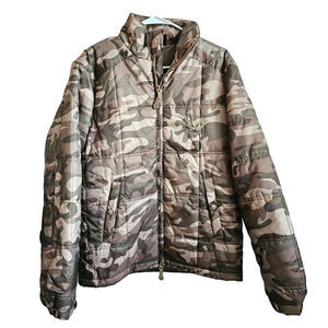 RedHead Camo Zip Up Puffer Jacket Size S